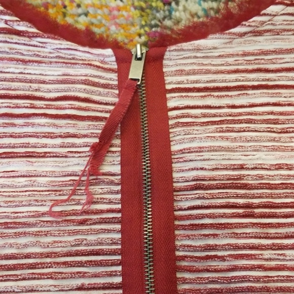 Anthro Berry Striped Sleeveless Top - Picture 3 of 7